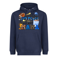 Navy somebody's loud mouth football mama Heavyweight Hoodie - Zillion Design Studio