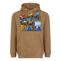 Toasted Coconut somebody's loud mouth football mama Heavyweight Hoodie - Zillion Design Studio