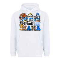 White somebody's loud mouth football mama Heavyweight Hoodie - Zillion Design Studio