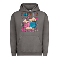 Pigment Tornado valentines day coffe is my valentine Urban Hoodie - AdoDesignShop