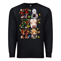 Black hohoho cows Premium Sweatshirt - RanaPortraitStore