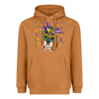 Meerkat mardi gras  mask beagle Heavyweight Hoodie - RanaPortraitStore