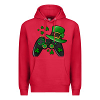 Cardinal St Patricks Day Gamer Premium Hoodie - Jasminsmagicworld