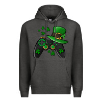 Charcoal Heather St Patricks Day Gamer Premium Hoodie - Jasminsmagicworld