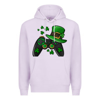 Lilac St Patricks Day Gamer Premium Hoodie - Jasminsmagicworld