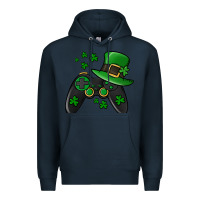 Navy St Patricks Day Gamer Premium Hoodie - Jasminsmagicworld