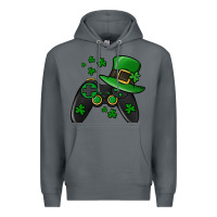 Rock St Patricks Day Gamer Premium Hoodie - Jasminsmagicworld