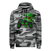 Slate Camo St Patricks Day Gamer Premium Hoodie - Jasminsmagicworld