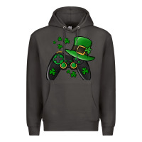 Smoke St Patricks Day Gamer Premium Hoodie - Jasminsmagicworld