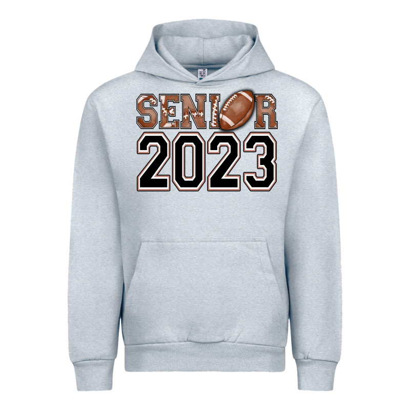 Senior 2023 American Football Urban Hoodie by AdoDesignShop | Teevron