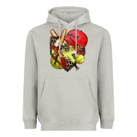 Softball Home Plate Heavyweight Hoodie | Teevron