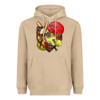 Mushroom softball home plate Heavyweight Hoodie - Zillion Design Studio