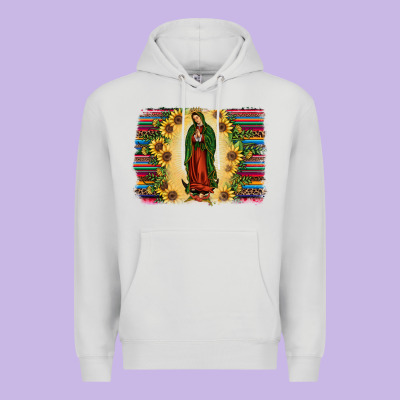 Serape Our Lady Of Guadalupe2 Premium Hoodie Designed By Jahusdesignshop