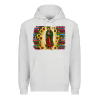 Dove Grey serape our lady of guadalupe2 Premium Hoodie - JahusDesignShop