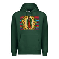 Sports Green serape our lady of guadalupe2 Premium Hoodie - JahusDesignShop