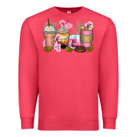 Cardinal flowers coffee cups Premium Sweatshirt - Zillion Design Studio