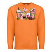 Carrot flowers coffee cups Premium Sweatshirt - Zillion Design Studio