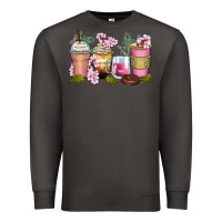 Smoke flowers coffee cups Premium Sweatshirt - Zillion Design Studio