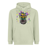 Matcha mardi gras  mask pitbull Heavyweight Hoodie - RanaPortraitStore