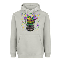 Moon Dust mardi gras  mask pitbull Heavyweight Hoodie - RanaPortraitStore