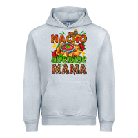 Heather Grey nacho average mama with nacho Urban Hoodie - AdoDesignShop