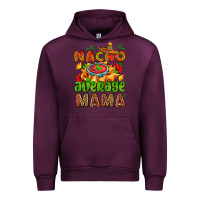 Mauve Wine nacho average mama with nacho Urban Hoodie - AdoDesignShop