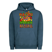 Pigment Midnight Navy nacho average mama with nacho Urban Hoodie - AdoDesignShop