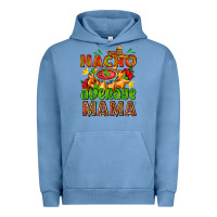 Pigment Pebble Blue nacho average mama with nacho Urban Hoodie - AdoDesignShop