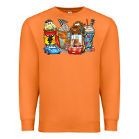 Carrot cartoon characters coffee cups Premium Sweatshirt - Zillion Design Studio
