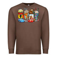 Chestnut cartoon characters coffee cups Premium Sweatshirt - Zillion Design Studio