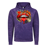 Cloud Purple race lips Vintage Hoodie - AdoDesignShop
