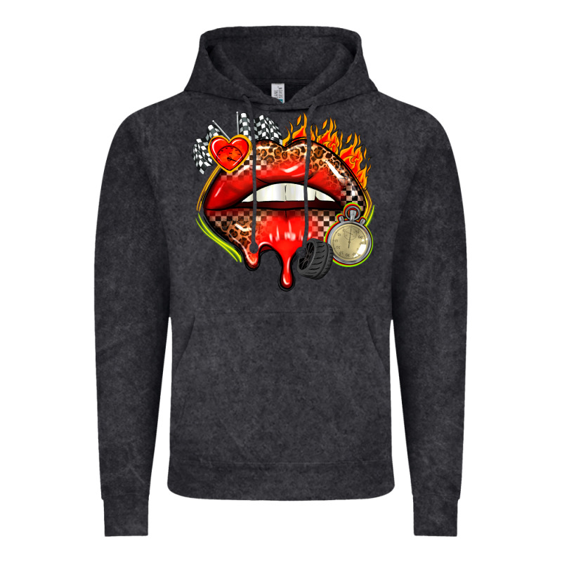Race Lips Vintage Hoodie by AdoDesignShop | Teevron