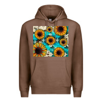 Chestnut gemstone sunflower Premium Hoodie - JahusDesignShop