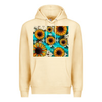 Gemstone Sunflower Premium Hoodie | Teevron