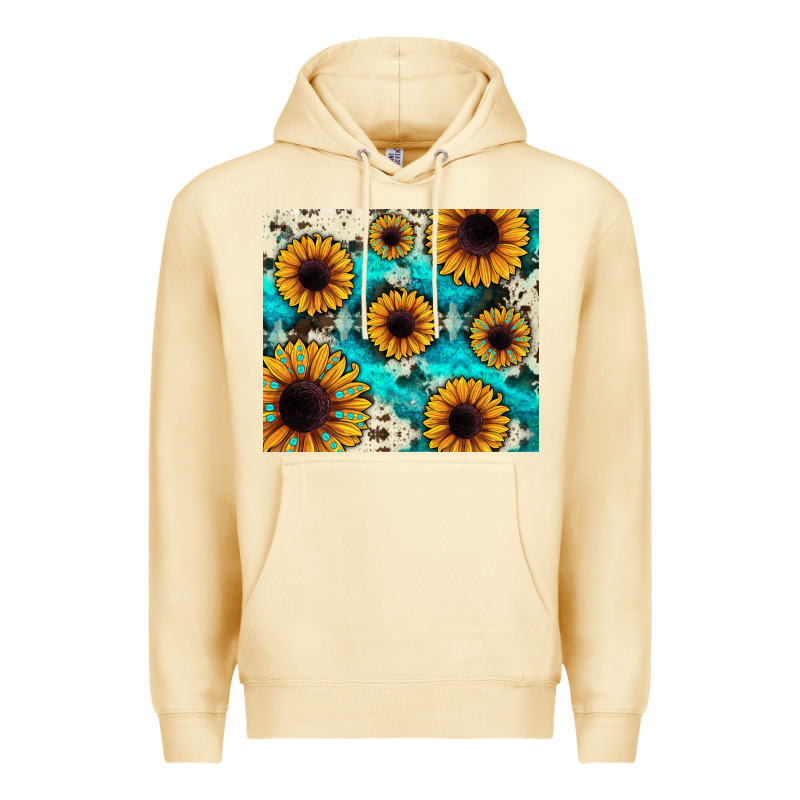 Gemstone Sunflower Premium Hoodie by JahusDesignShop | Teevron