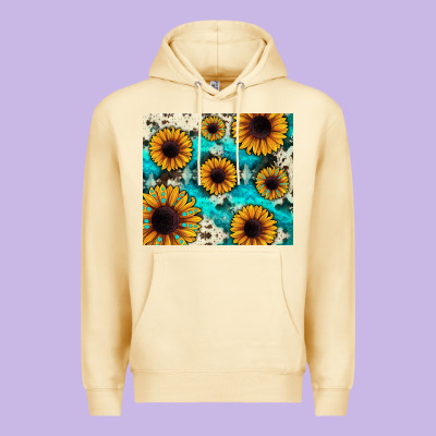 Gemstone Sunflower Premium Hoodie Designed By Jahusdesignshop