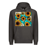 Smoke gemstone sunflower Premium Hoodie - JahusDesignShop
