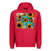 Cardinal gemstone sunflower Premium Hoodie - JahusDesignShop