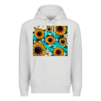 Dove Grey gemstone sunflower Premium Hoodie - JahusDesignShop