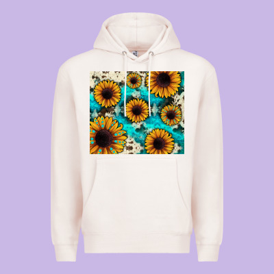 Gemstone Sunflower Premium Hoodie Designed By Jahusdesignshop