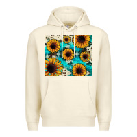 Sandshell gemstone sunflower Premium Hoodie - JahusDesignShop
