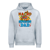 Heather Grey nacho average dad with nacho Urban Hoodie - AdoDesignShop