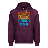 Mauve Wine nacho average dad with nacho Urban Hoodie - AdoDesignShop