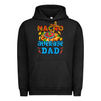 Pigment Black nacho average dad with nacho Urban Hoodie - AdoDesignShop