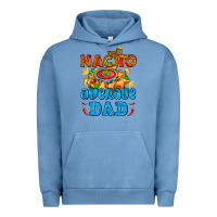 Pigment Pebble Blue nacho average dad with nacho Urban Hoodie - AdoDesignShop