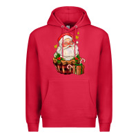 Cardinal santa claus cupcake Premium Hoodie - AdoDesignShop