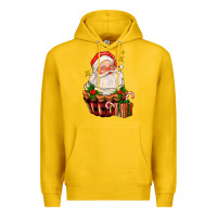 Lemon santa claus cupcake Premium Hoodie - AdoDesignShop