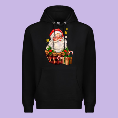 Santa Claus Cupcake Premium Hoodie Designed By Adodesignshop
