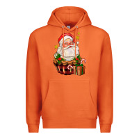 Carrot santa claus cupcake Premium Hoodie - AdoDesignShop