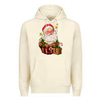 Sandshell santa claus cupcake Premium Hoodie - AdoDesignShop